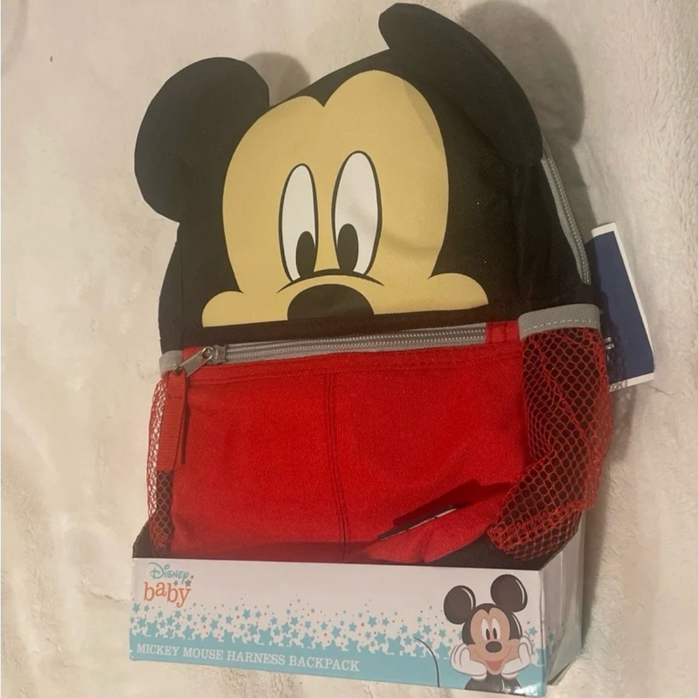 Disney Mickey Mouse Kids Backpack - Red and Black